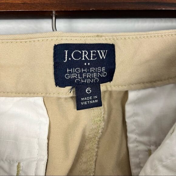 J Crew Women’s High Rise Girlfriend Chino Pants Size 6 - Picture 4 of 11